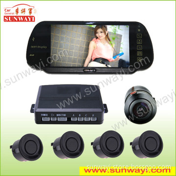 7inch Rear View Mirror Parking Sensors